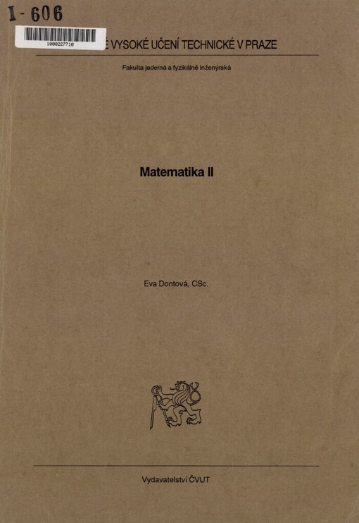 Matematika II