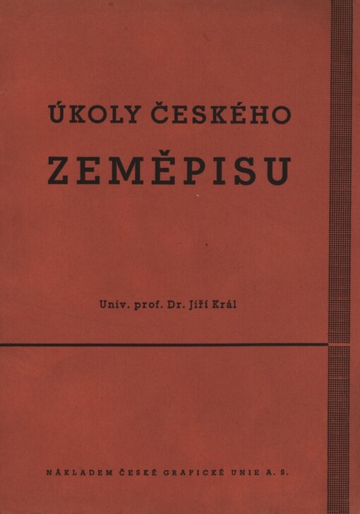 Úkoly českého zeměpisu
