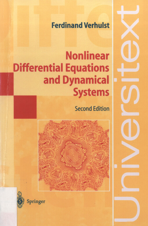 Nonlinear differential equations and dynamical systems