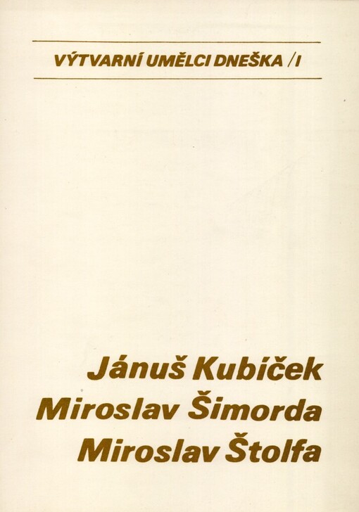 Výtvarní umělci dneška: met. materiál