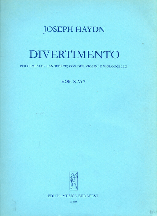 Divertimento per cembalo (pianoforte) con due violini e violoncello, HOB. XIV: 7