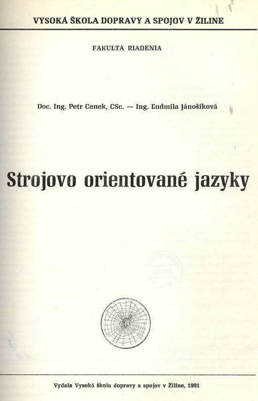 Strojovo orientované jazyky