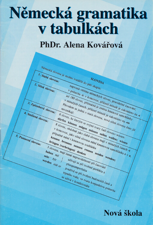 Německá gramatika v tabulkách