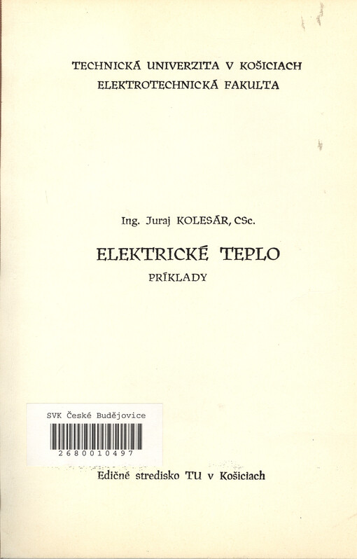 Elektrické teplo : príklady