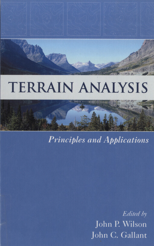 Terrain analysis : principles and applications