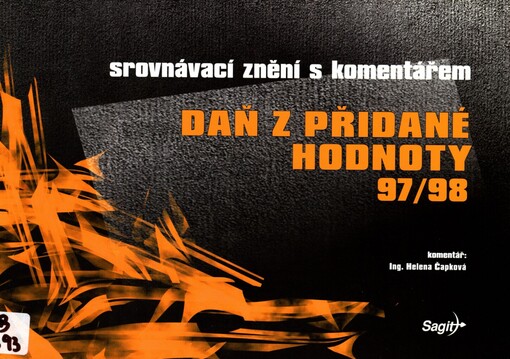 Daň z přidané hodnoty 97/98: srovnávací znění s komentářem