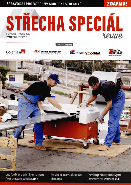 Střecha speciál revue : zpravodaj pro všechny moderní střechaře