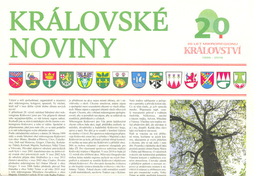Královské noviny : 20 let mikroregionu Království 1999-2019