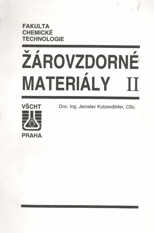 Žárovzdorné materiály. 2