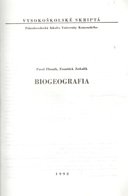 Biogeografia