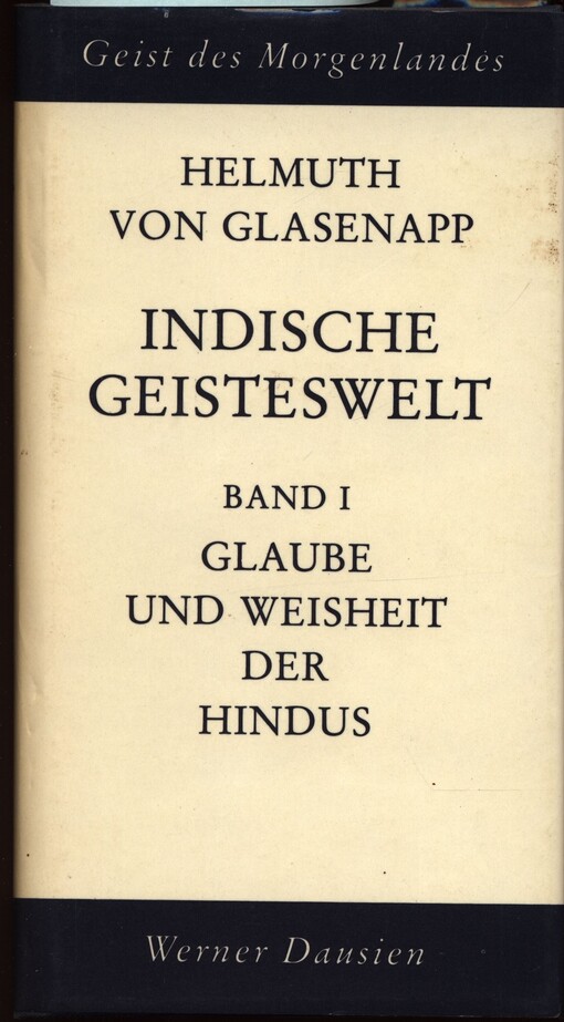 Indische Geisteswelt.