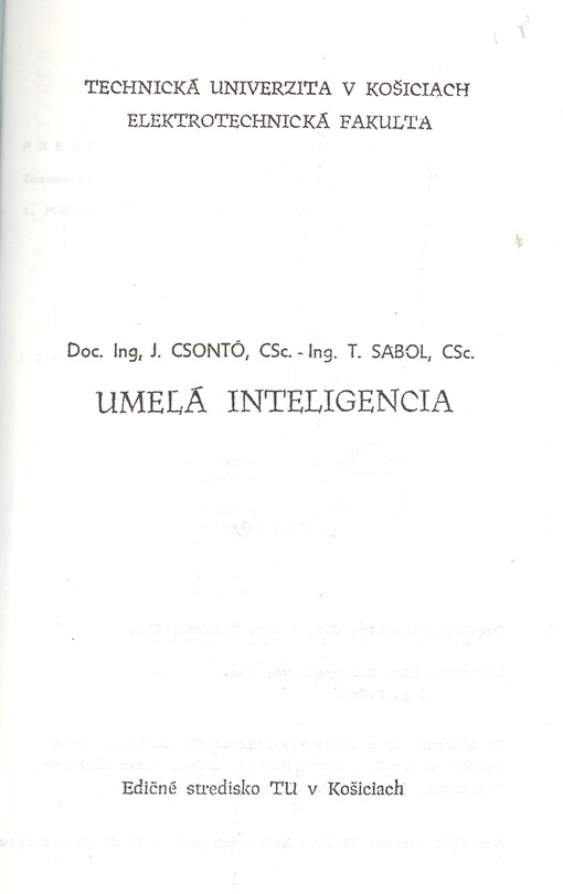 Umelá inteligencia