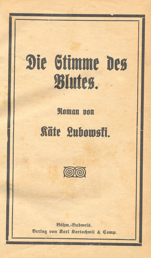 Die Stimme des Blutes