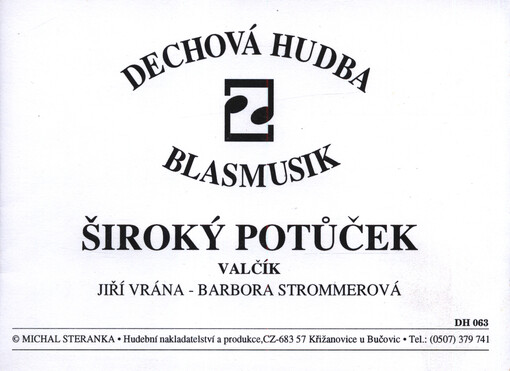 Široký potůček : valčík