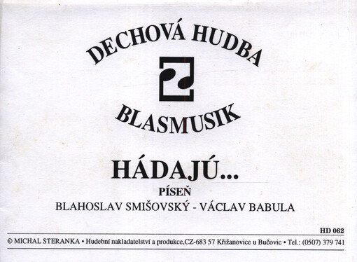 Hádajú... : píseň