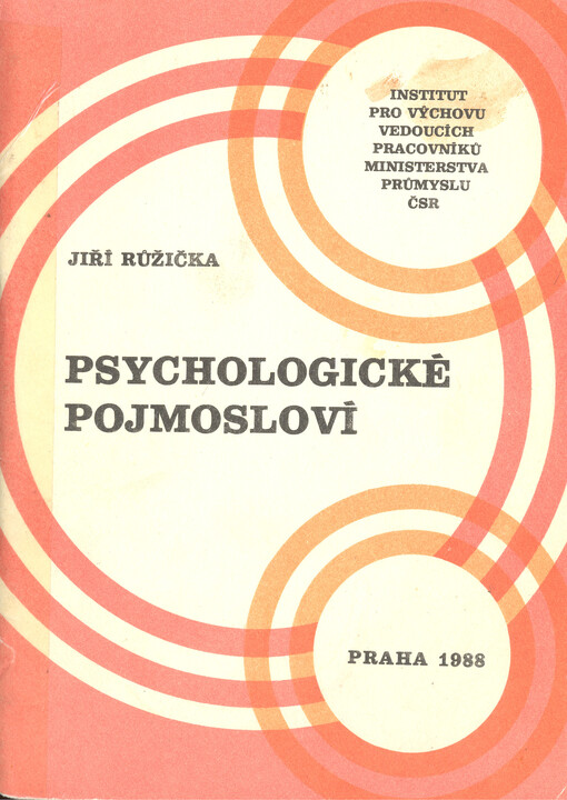 Psychologické pojmosloví