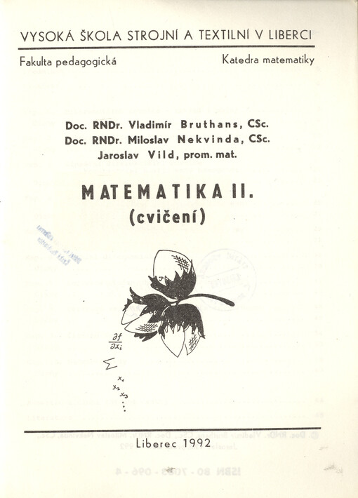 Matematika II: cvičení