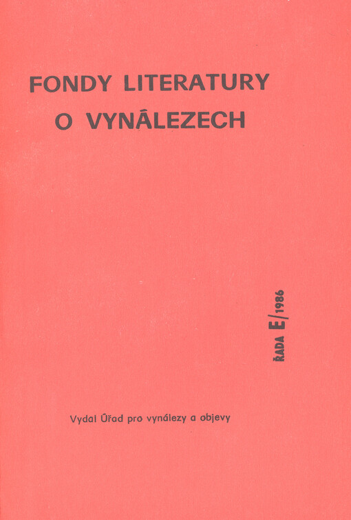 Fondy literatury o vynálezech