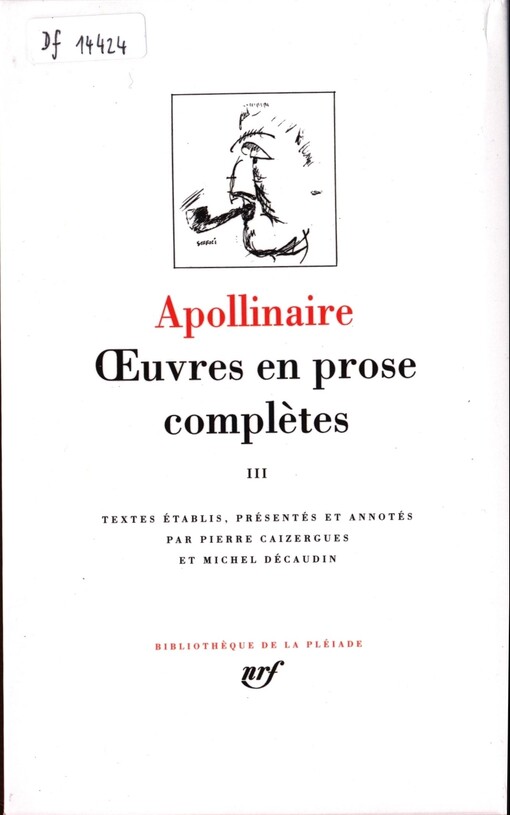 Oeuvres en prose completes.