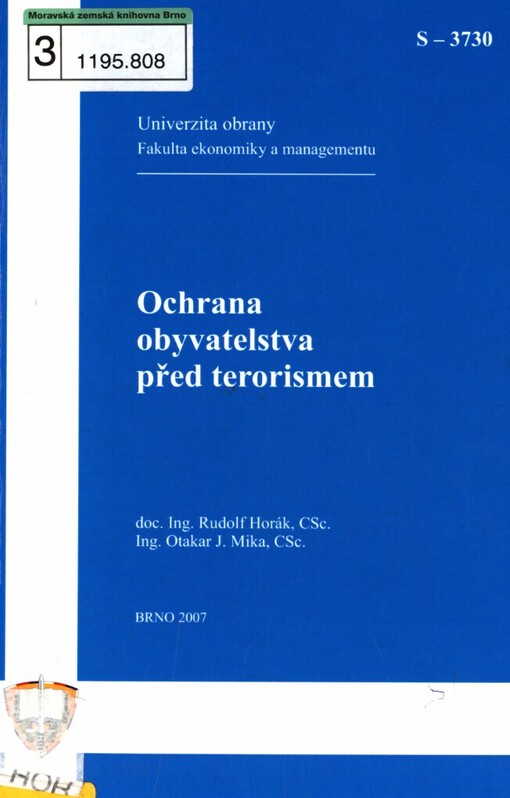 Ochrana obyvatelstva před terorismem