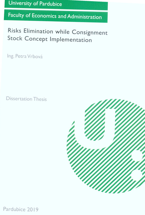 Risks elimination while consignment stock concept implementation : dissertation thesis
