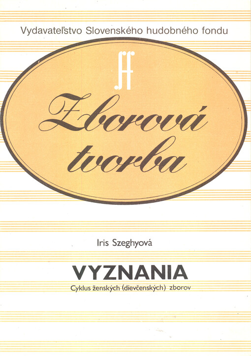 Vyznania : cyklus ženských (dievčenských) zborov a cappella