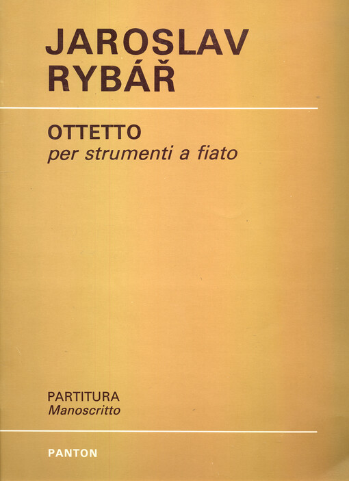 Oktet pro dva hoboje, dva klarinety, dva lesní rohy a dva fagoty (1982)