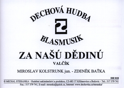 Za našú dědinú : valčík