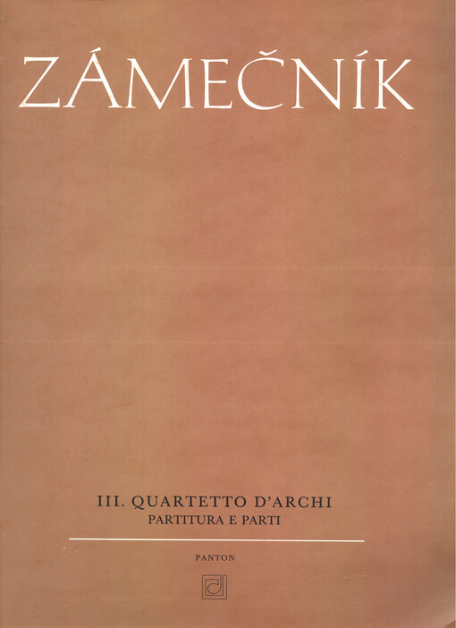 3. smyčcový kvartet (1987)