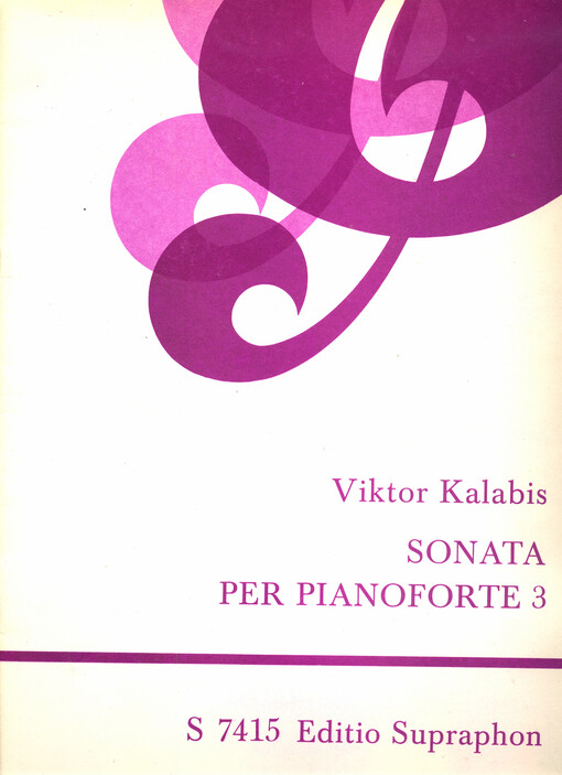 3. klavírní sonáta, op. 57 =(1981-82) = 3. Klaviersonate = 3rd piano sonata