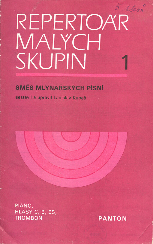 Směs mlynářských písní :