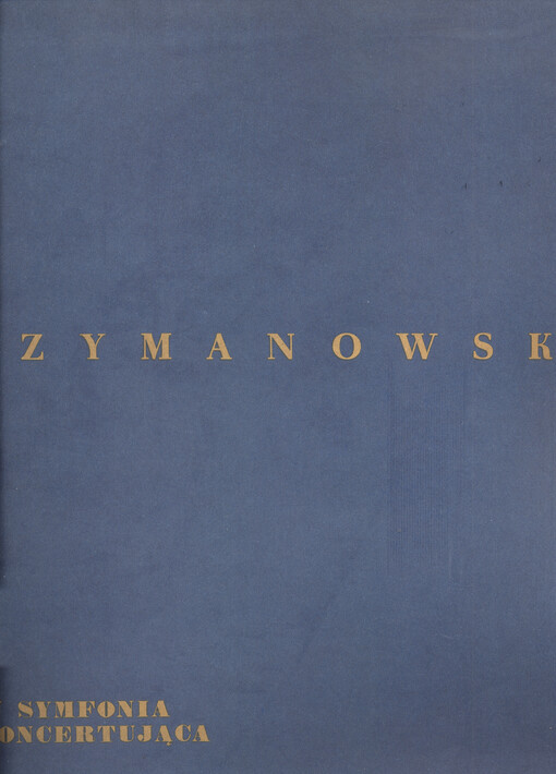 IV symfonia-koncertująca, op. 60 : na fortepian i orkiestrę