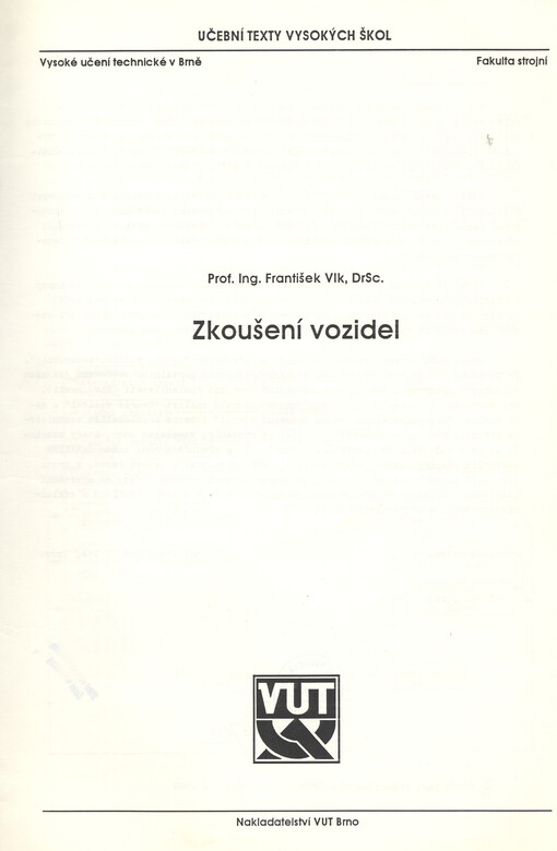 Zkoušení vozidel