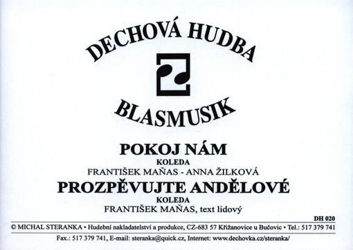 Pokoj nám Prozpěvujte andělové : koledy