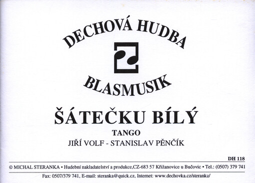 Šátečku bílý : tango