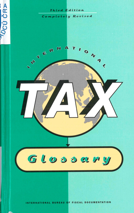 International tax glossary