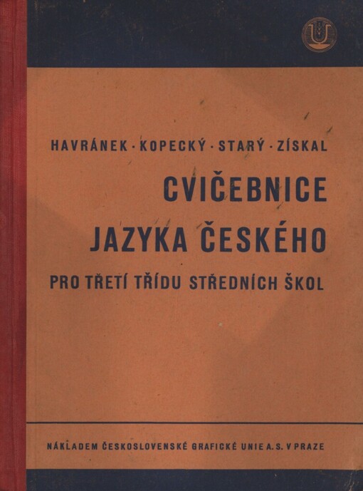 Cvičebnice jazyka českého pro třetí třídu středních škol