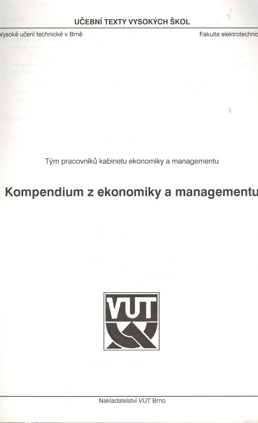 Kompendium z ekonomiky a managementu
