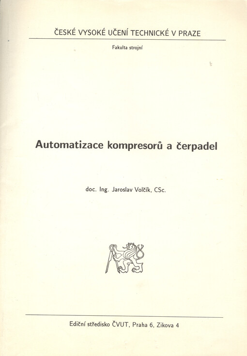 Automatizace kompresorů a čerpadel