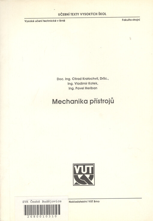 Mechanika přístrojů