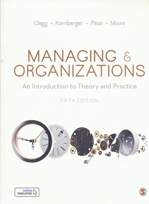 Managing & organizations : an introduction to theory and practice