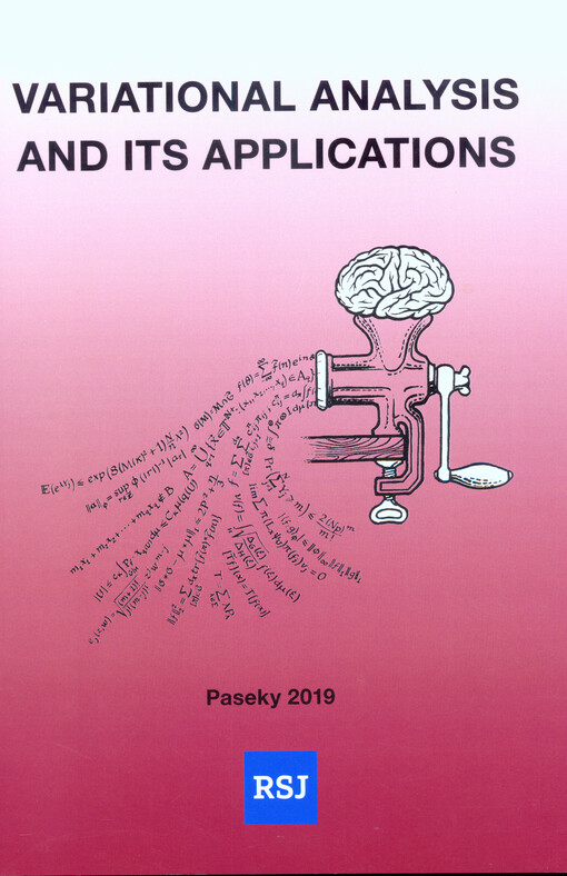 Variational Analysis and its Applications : lecture notes : Spring School in Variational Analysis VII : Paseky na Jizerou 2019