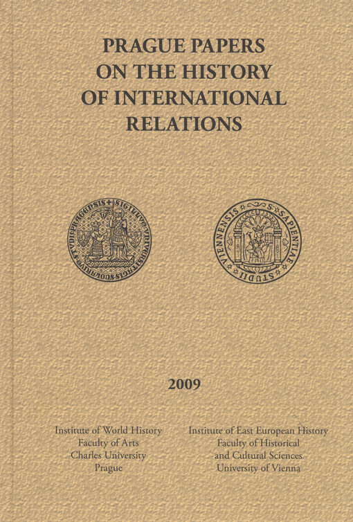 Prague papers on the history of international relations