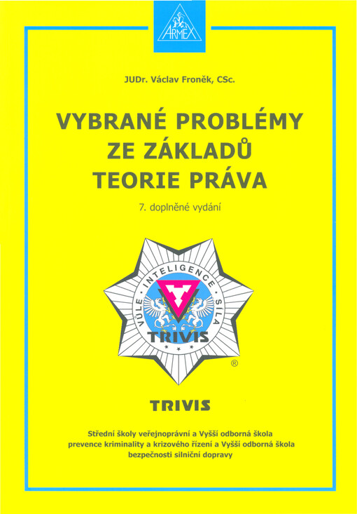 Vybrané problémy ze základů teorie práva