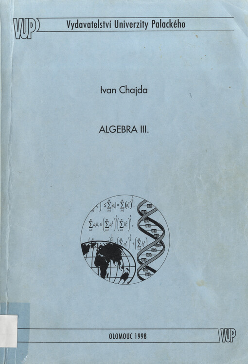 Algebra III.