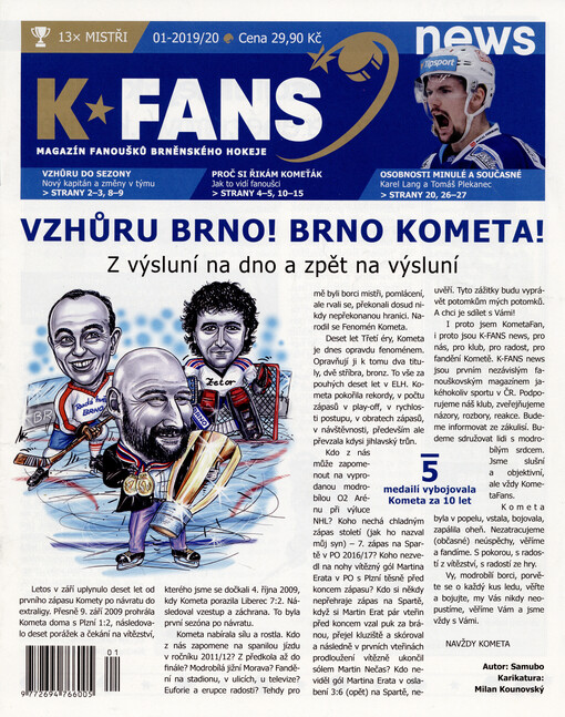 K-fans news : magazín fanoušků brněnského hokeje