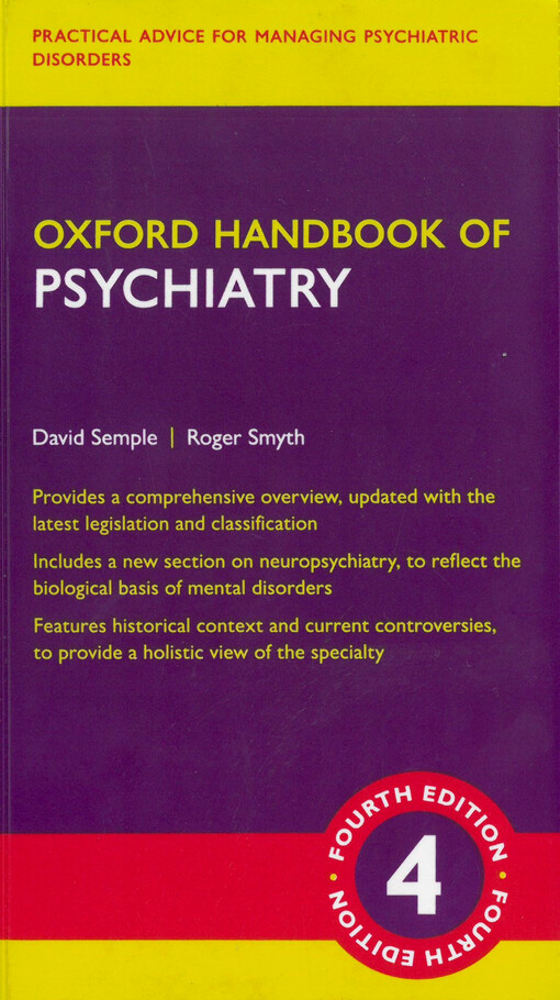Oxford Handbook of Psychiatry
