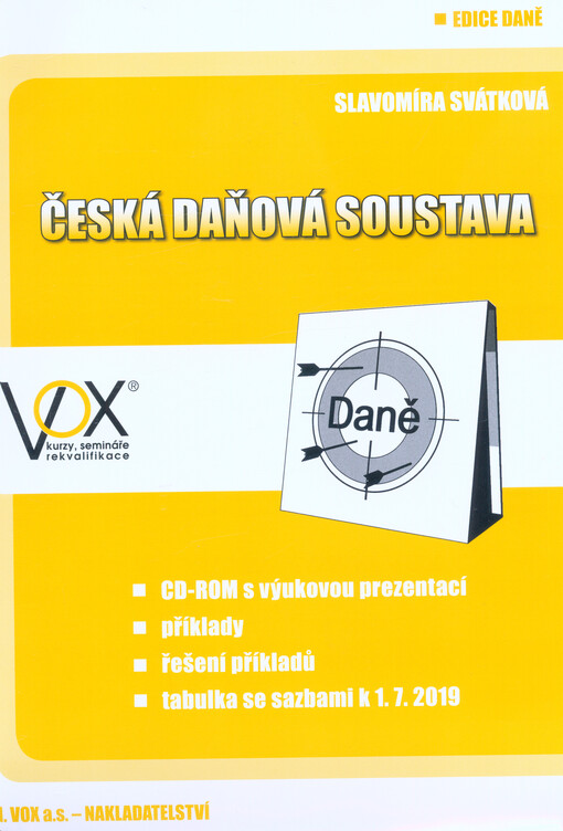Česká daňová soustava 2019 : cvičebnice