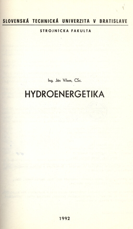 Hydroenergetika
