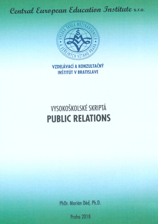 Public relations : vysokoškolské skriptá